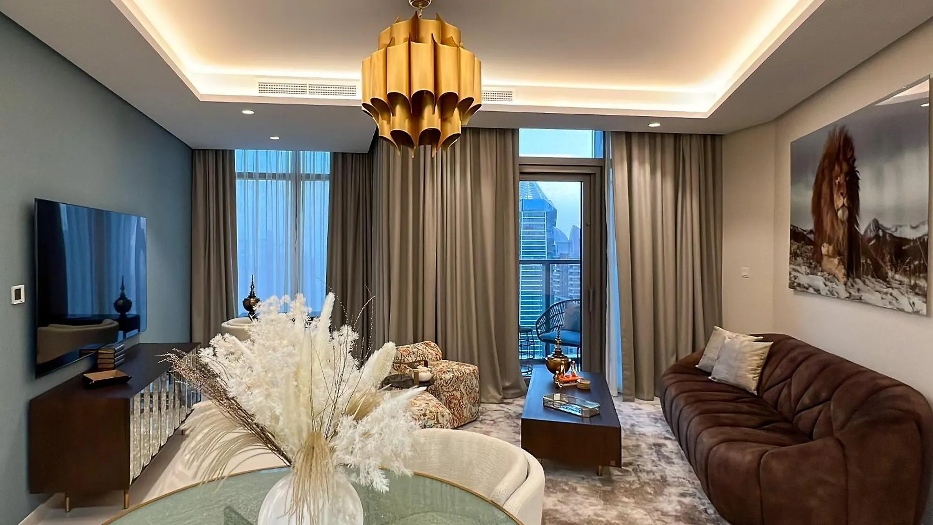 Keyrock Living - Burj Khalifa View Retreat With Pool Apartment Dubai
